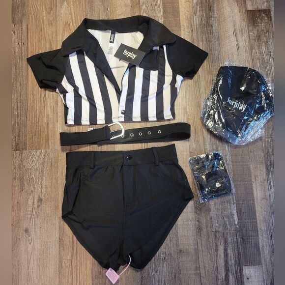 It's Your Call Forplay Referee Halloween Costume Women's Size XL - Picture 2 of 7